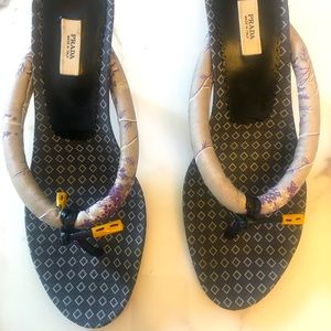 Prada Chinoiserie Mules